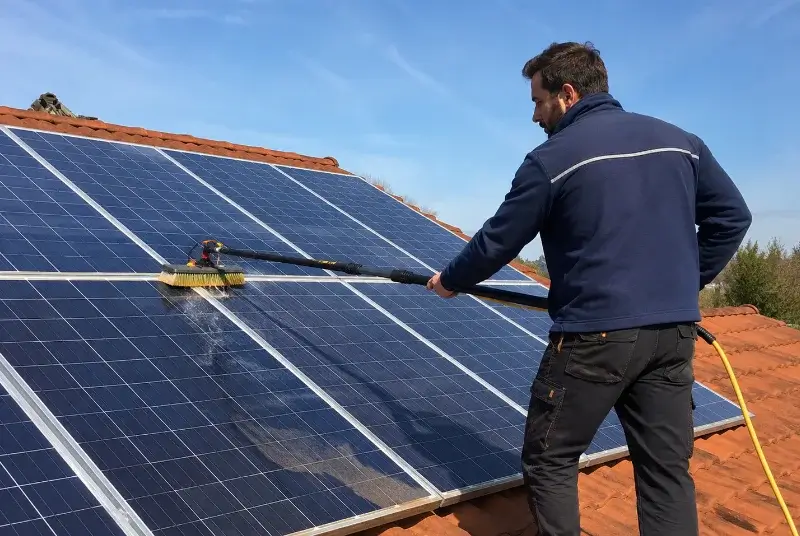 Nettoyage et entretien de panneaux solaires à Arzens